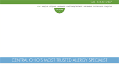 Desktop Screenshot of premierallergyohio.com